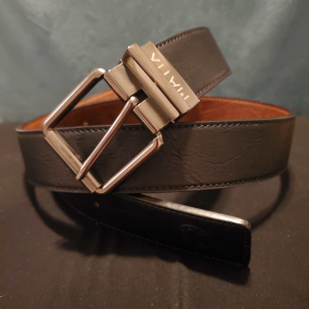 MATIX - Black -  Faux Leather - Men's Belt
